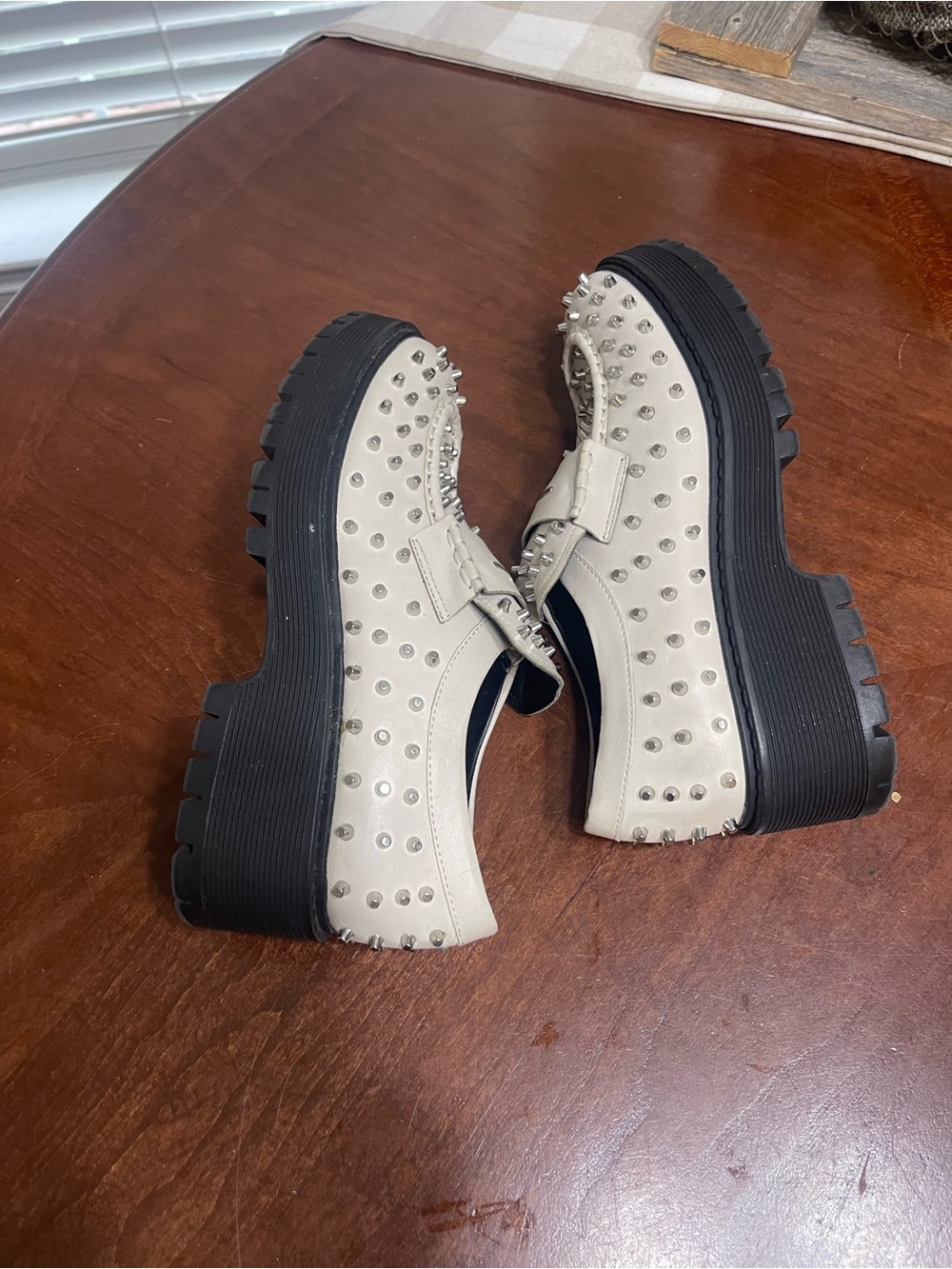 Steve Madden  Malvern Studded Loafers lug - Picture 8 of 10